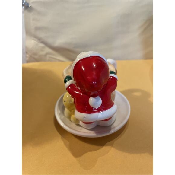 Vintage Santa Claus Japan Candle Holder Toscany Collection 4x3 - Picture 3 of 6
